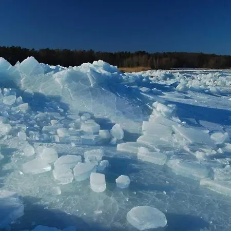 Historisches Reetdachhaus Mit Bauwagen Und Grossem Obstgarten Ueckermünde